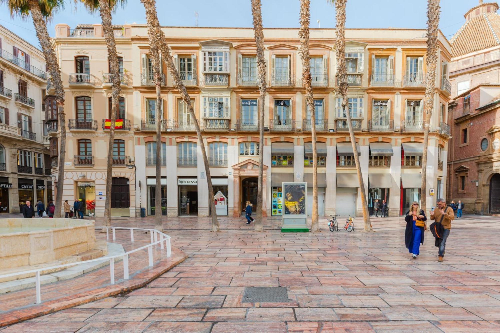 Plaza De La Constitucion Lägenhet Málaga Exteriör bild